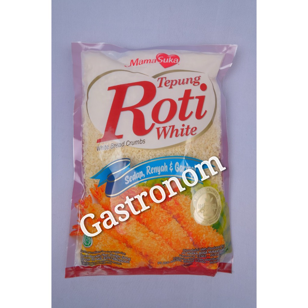 

MamaSuka White Bread Crumbs / Tepung Roti Putih MamaSuka 500gr