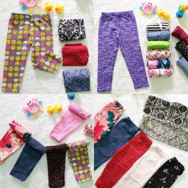 Legging Callysta Leging panjang legging bayi legging anak celana pendek anak MOTIF RANDOM Bayi dan Anak HIGH QUALITY