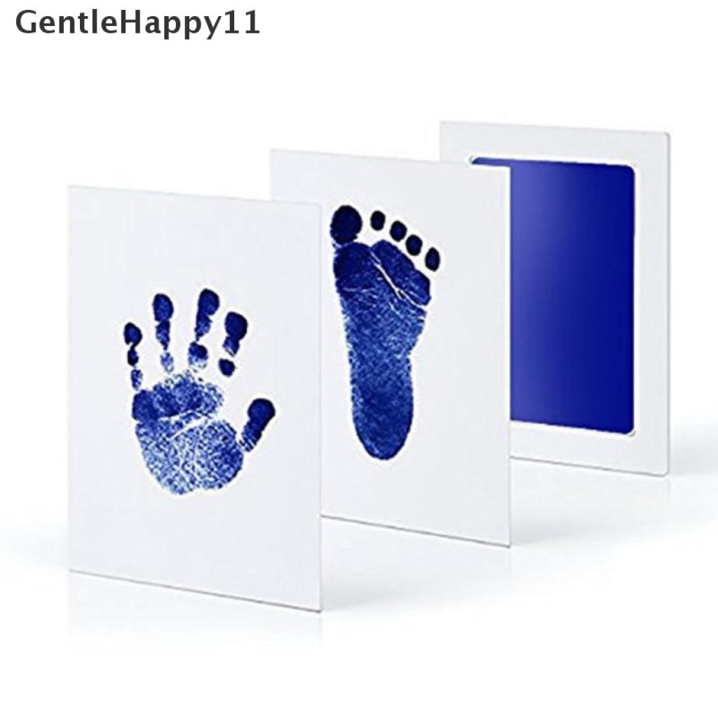 Gentlehappy Bantalan Stempel 100% Tidak Beracun Untuk Cetak Jejak Kaki / Tangan Bayi