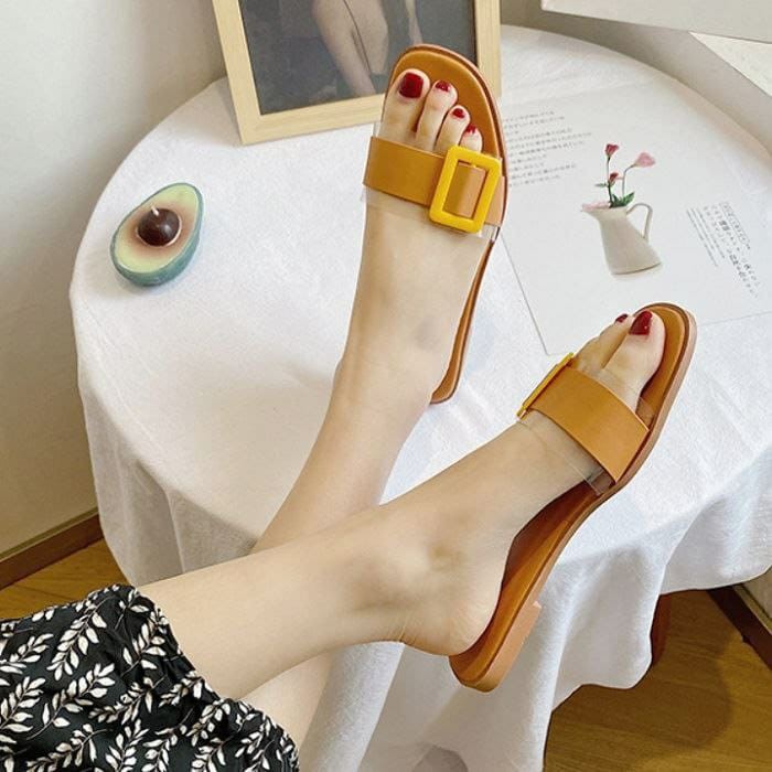 JSS 5555 (SIZE 36-40) RISCE SANDAL FLAT IMPORT WANITA CEWEK PEREMPUAN JAKARTA BATAM MURAH