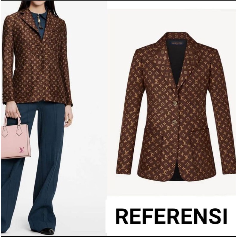 Blazer LV import premium sudah ada tag label ya say