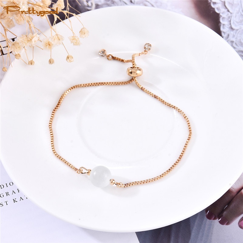 Korea Fashion Sederhana Desain Gelang Ukuran Adjustable Manis Perhiasan Wanita - PD