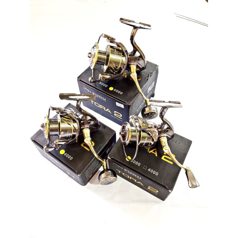 Reel Spinning Fugu Tora 2 power handle - 3000, 4000 & 6000