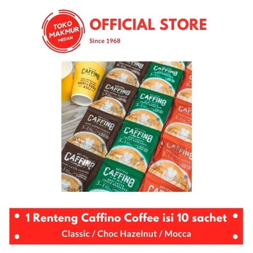 

1 RENTENG CAFFINO DELIZIO COFFEE 20GR ISI 10 SACHET - KOPI