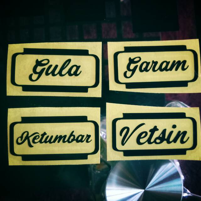 

Stiker Nama Bumbu