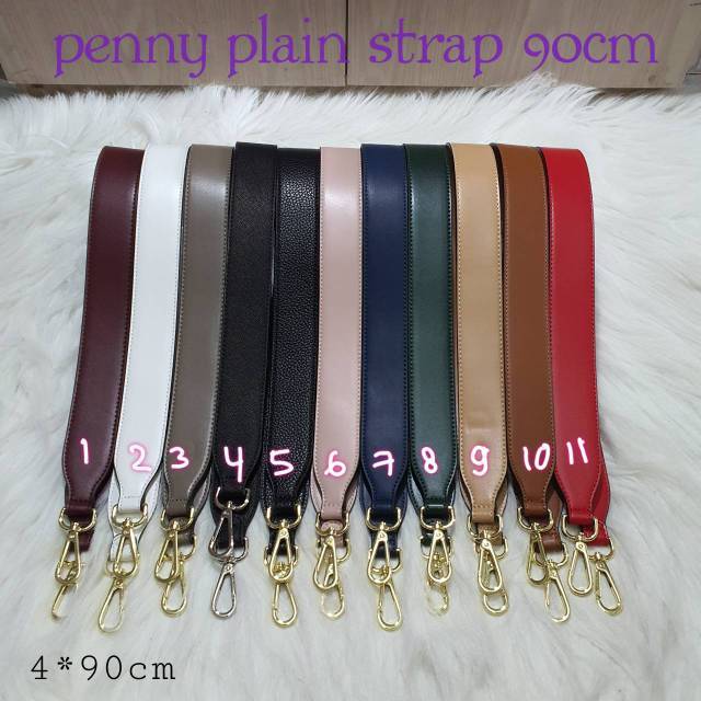 Bag Strap PU Leather tali Tas panjang 90 cm strap tas selempang penny