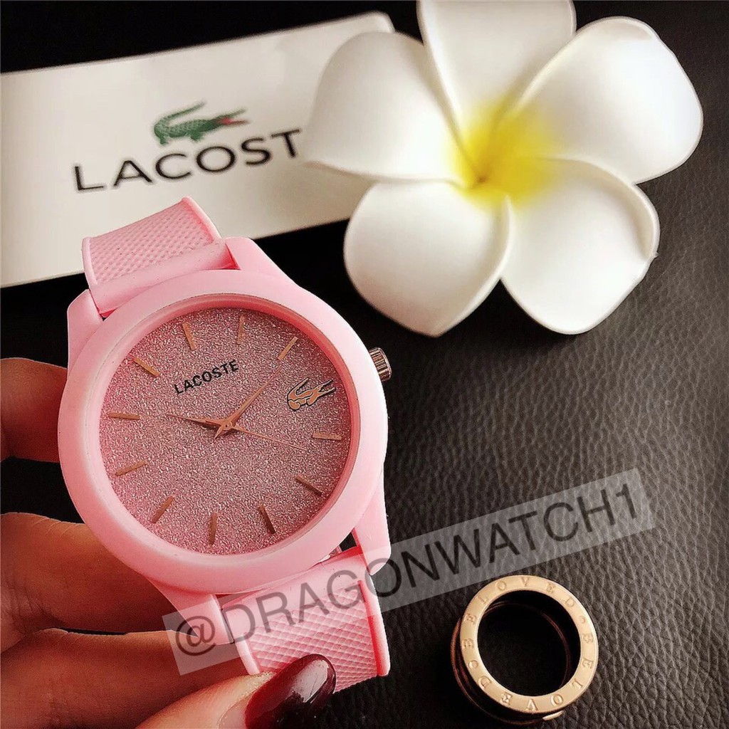 COD✅ Jam tangan wanita rubber jam karet plat Langit berbintang cerah watch import lacoste    S1153