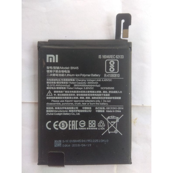 baterai copotan redmi note 5 pro