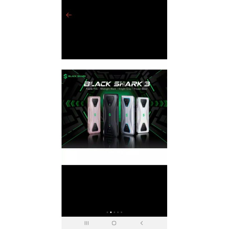 xiaomi black shark 3 second 8/128 GB