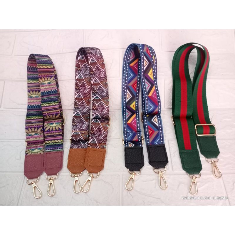 tali strap tas selempang strap  strap gucci strap batik tali tas