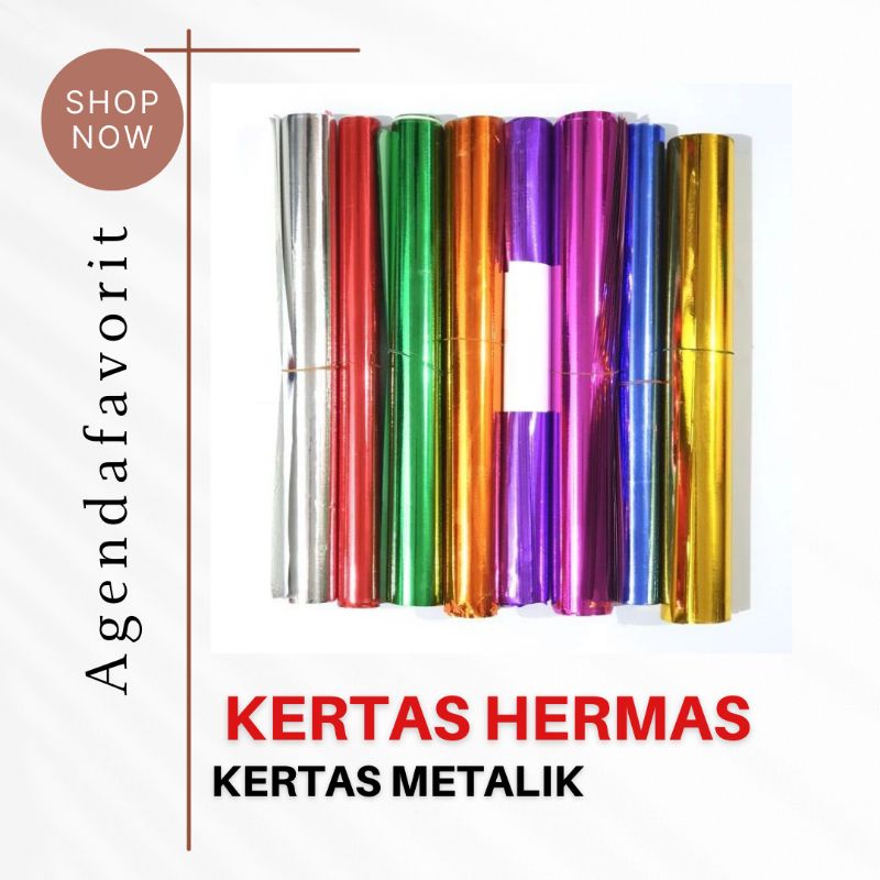 

Kertas Hermas / Kertas Mengkilap/ Kertas Metalik/ Kertas Bungkus Hermas