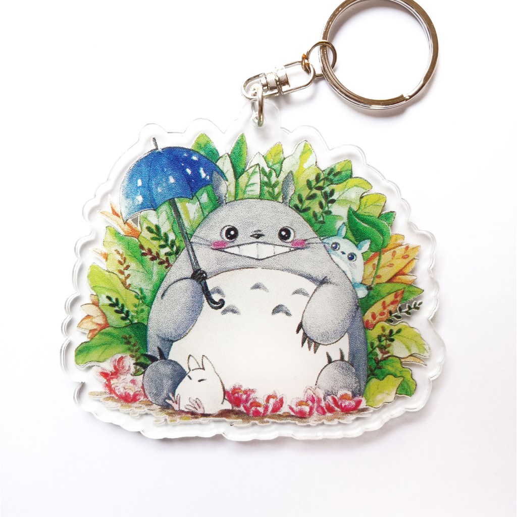 Gantungan Kunci Ghibli Totoro Daun