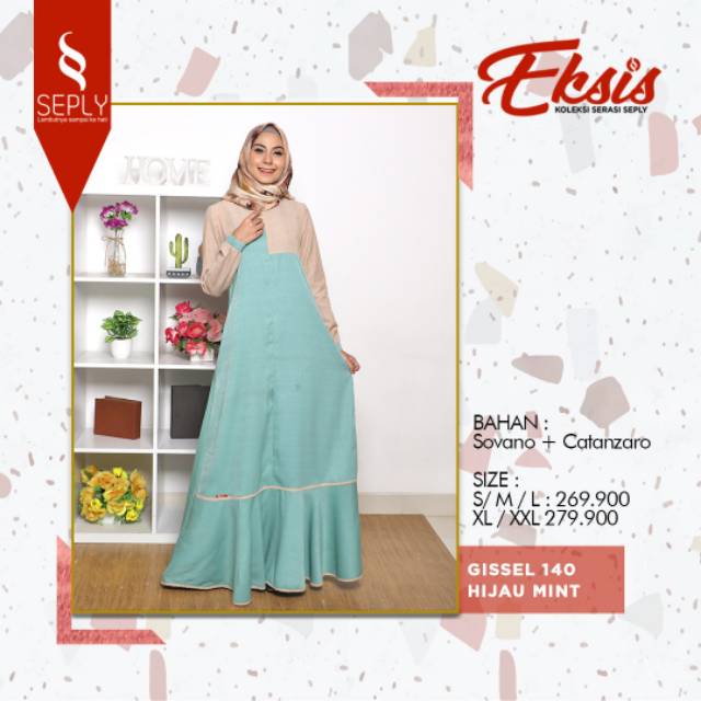 Gamis Wanita Dewasa Seply / Gissel 140