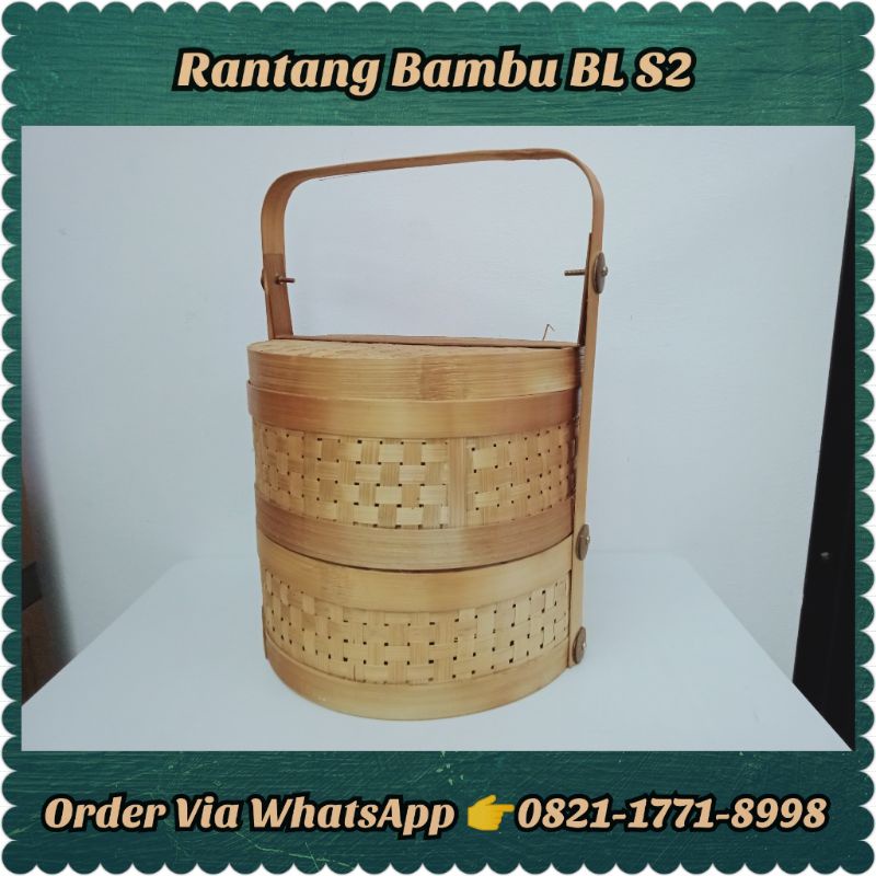 Rantang Bambu Susun 2