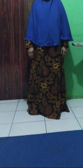Gamis Batik Modern Simplegamisbatikwanita-gamisbatikjumbo-gamissyari-gamisbatikkombbinasi-dressbatik