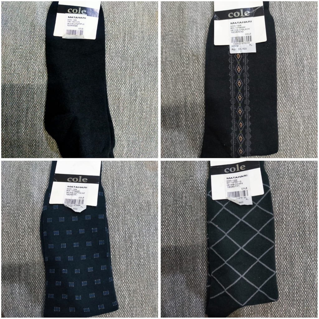 KAOS KAKI FORMAL PRIA DEWASA MERK COLE