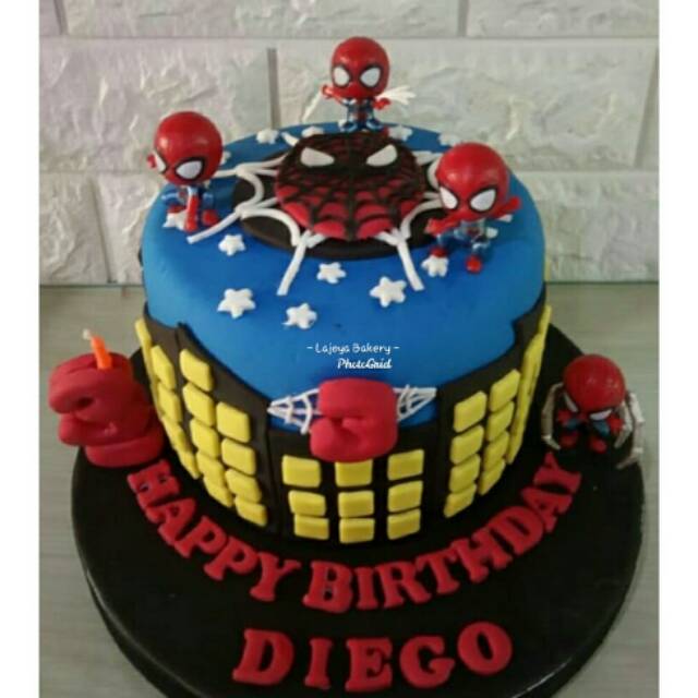 Tart karakter tart custom kue ulang tahun/ birthday cake ...