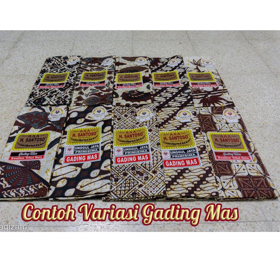 Paling Berkualitas Kain jarik Batik Santoso AAA kain batik panjang Halus
