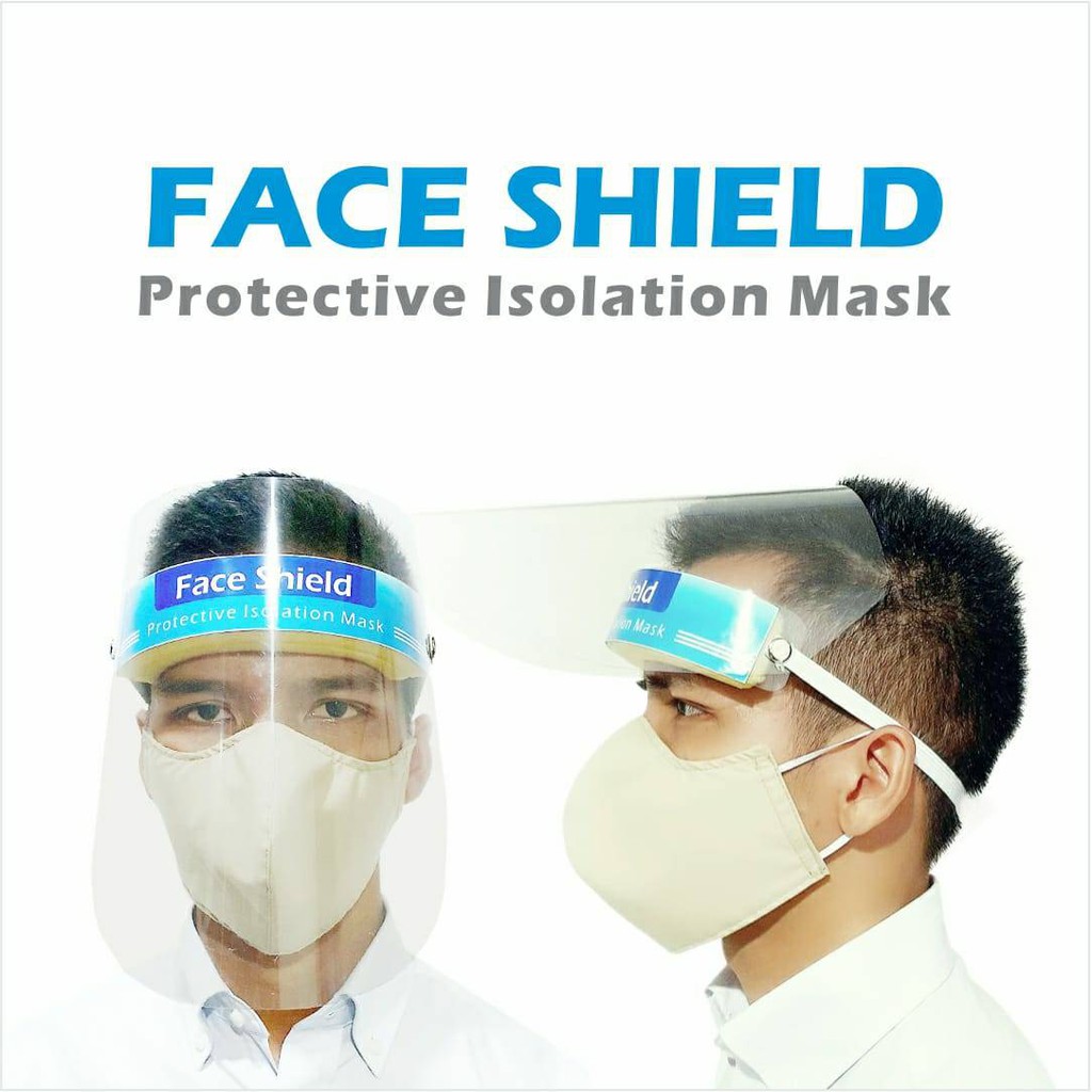 Face Shield Pelindung Wajah bahan Mika - Dewasa