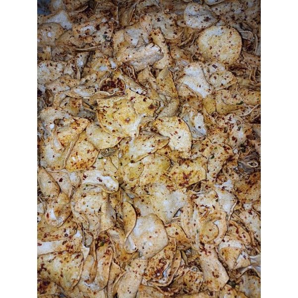 

Basreng Bulat Pedas Cikruh Extra Daun Jeruk 250gram