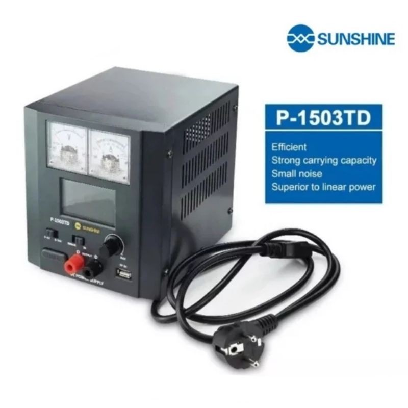 Tools Alat Servis HP ; Power Supply Digital Original Sunshine P1503TD / P-1503TD - Alat Servis Test &amp; Repair &amp; Servis HP