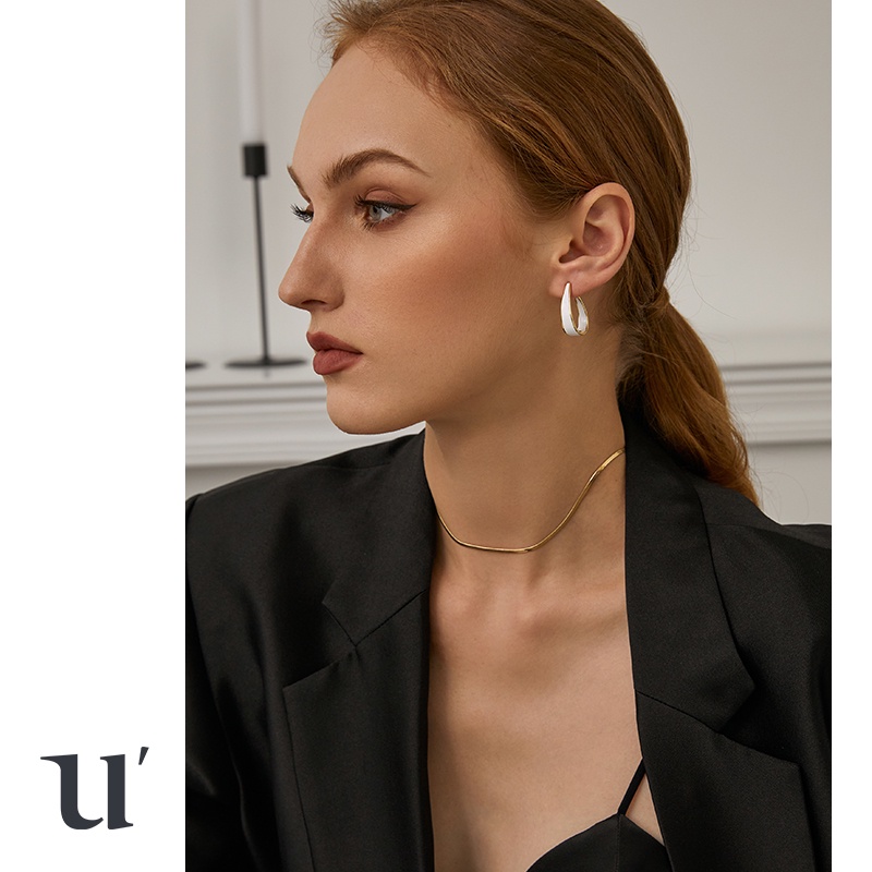 Anting Tusuk Sterling Silver 925 Model Bunga Elegan Ala Korea Untuk Wanita