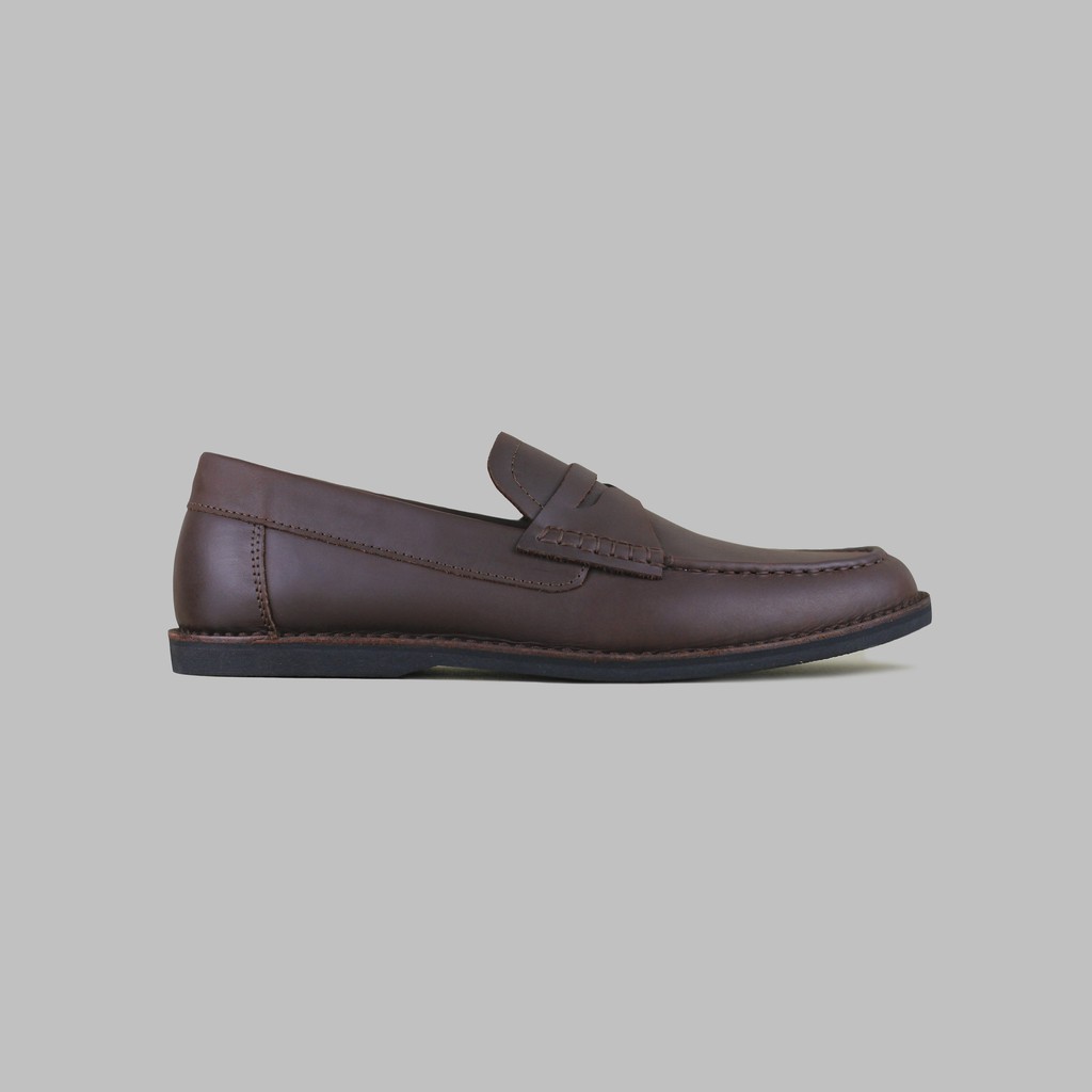 ARTAP - Sepatu Kulit Asli Pria - Loafers CH Brown