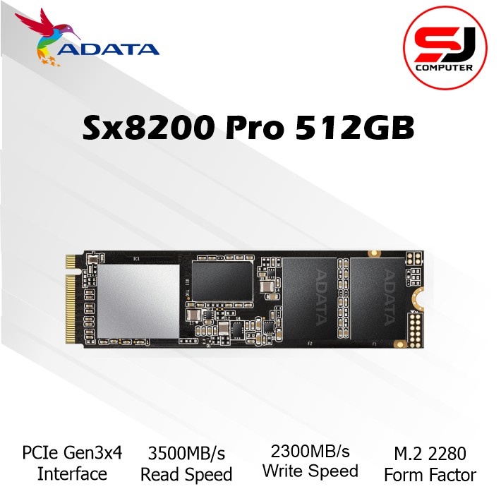 SSD Adata XPG SX8200 Pro 512GB M.2 Nvme | SSD M.2 Nvme SX 8200 512 GB