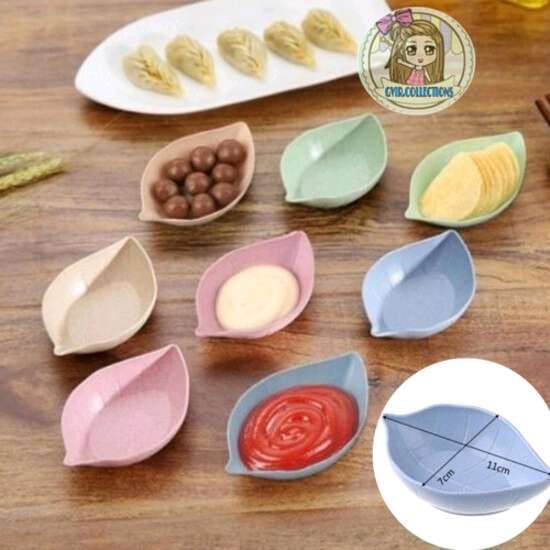 MANGKOK SAOS SAMBAL BENTUK DAUN/MANGKOK SAMBAL DAUN MINI