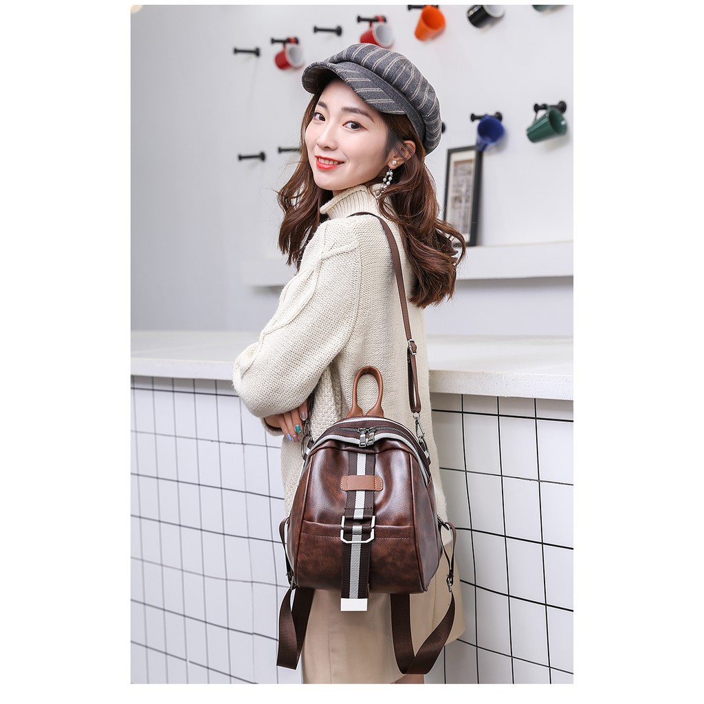 MULTIFUNGSI BACKPACK WANITA IMPORT TAS SHOULDER BAG WANITA RANSEL LADY FASHION SPORTY  STYLE  6979