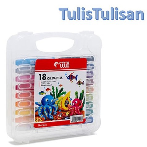 

Crayon TiTi Oil Pastel P-18S 18 Warna