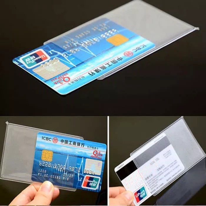 PLASTIK PELINDUNG KARTU ATM CARD COVER