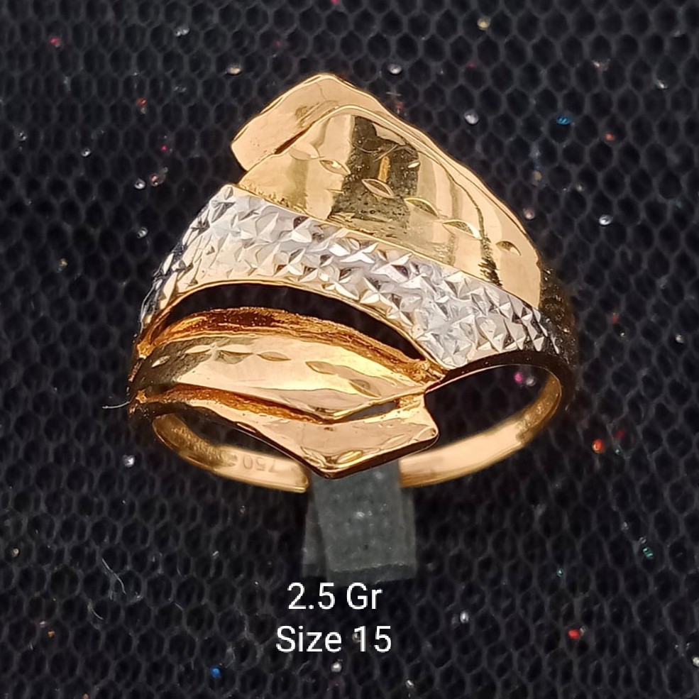 Cincin Emas 17 K - 2.5 Gr Kadar 750 - 2159