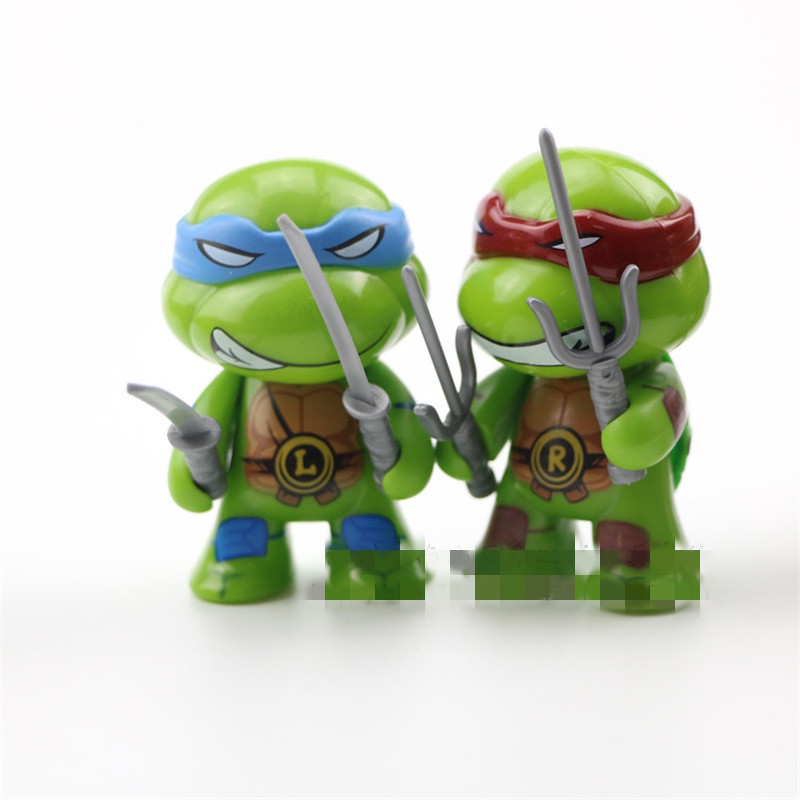 Mainan Action Figure Teenage Mutant Ninja Turtles Bahan PVC Untuk Dekorasi