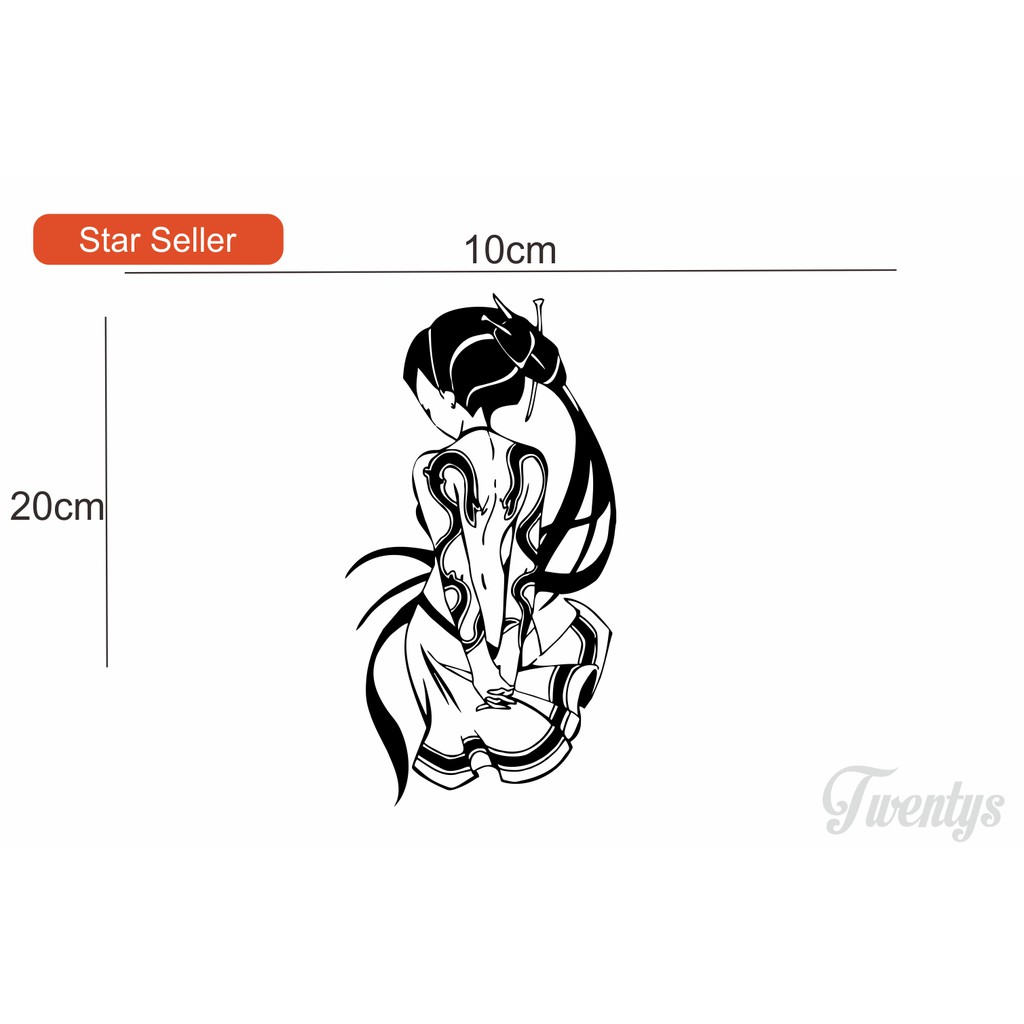 

STIKER ANIME GIRLS CUTTING STICKER VINYL DECAL