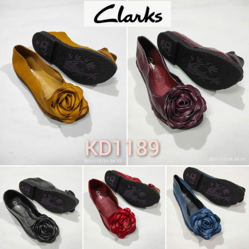 SEPATU KULIT CLARKS NEW BIG ROSE KD1189 WOMEN SHOES / SEPATU KANTOR