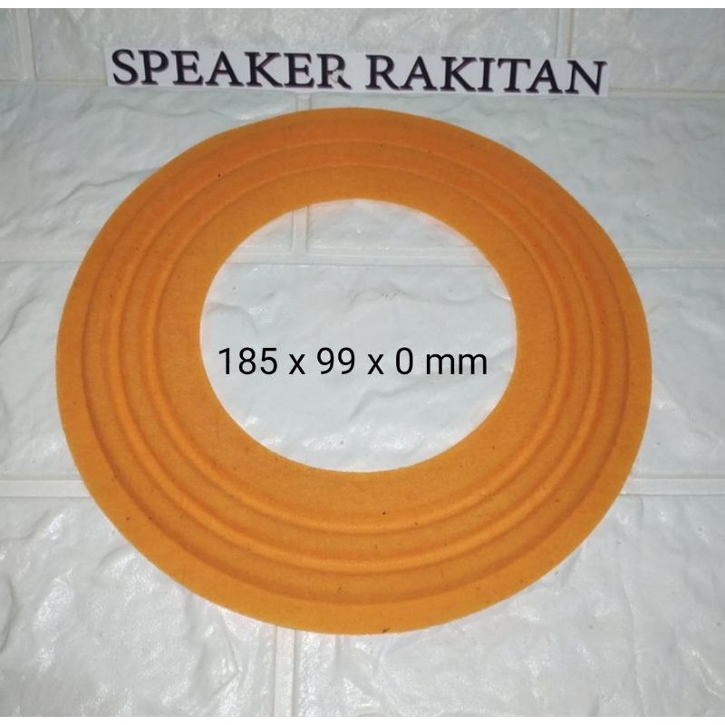 Damper Dumper Speaker 18 inch 185mm x 99mm .2pcs