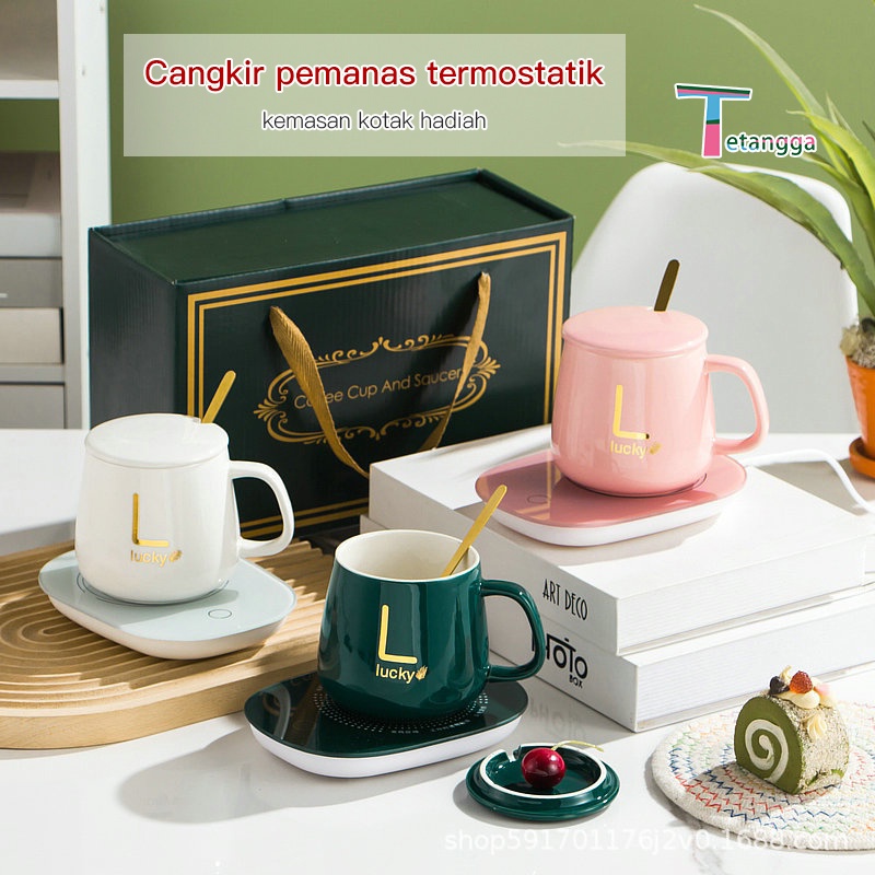 Marble Glass Couple / Canada Marble Mug Gift Box / Gelas Marble Tutup / Hampers Glass Marble / Gift Box Gelas Marbel