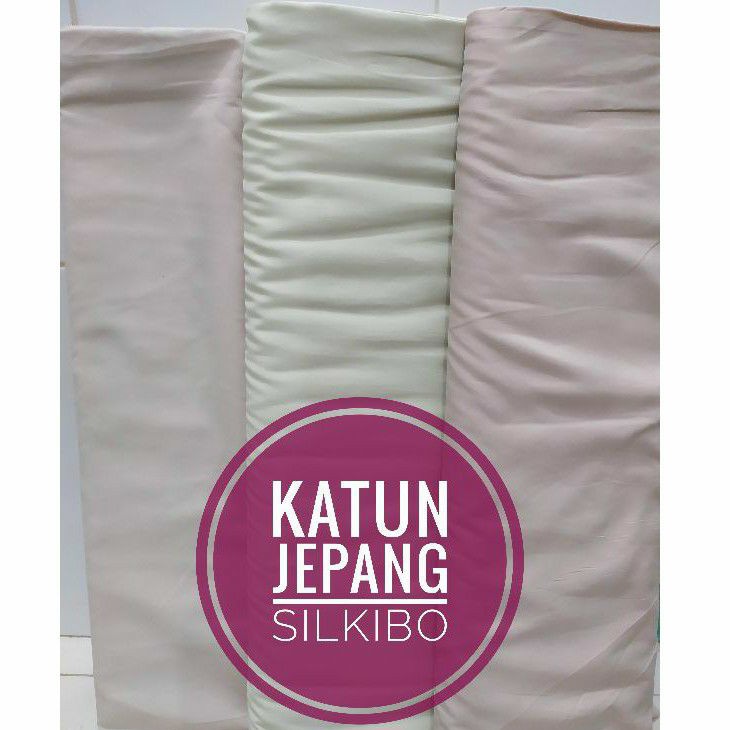 Kain Katun Kemeja Silkibo Spun Jepang