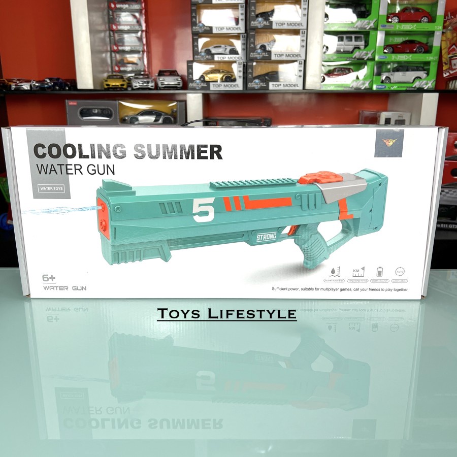 Mainan Outdoor Tembakan Electric Elektrik Water Gun Pistol Air