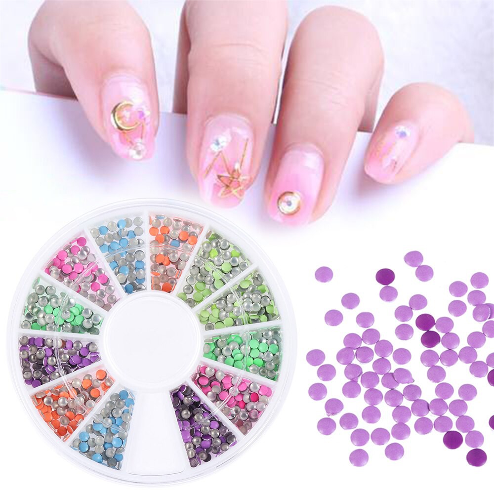 Manik Hias KUKU Rhinestones nail art wheel manik-manik kuku