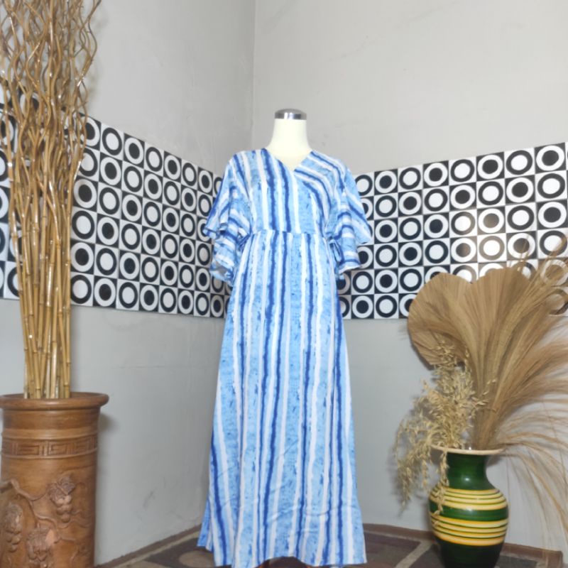 BESTSELLER DASTER KIMONO LENGAN LONCENG RAYON PREMIUM LD 120 PB 125 BUSUI FRIENDLY-Motif 14