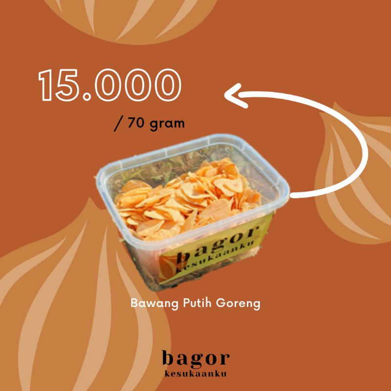 

Bawang Putih Goreng - bagor kesukaanku