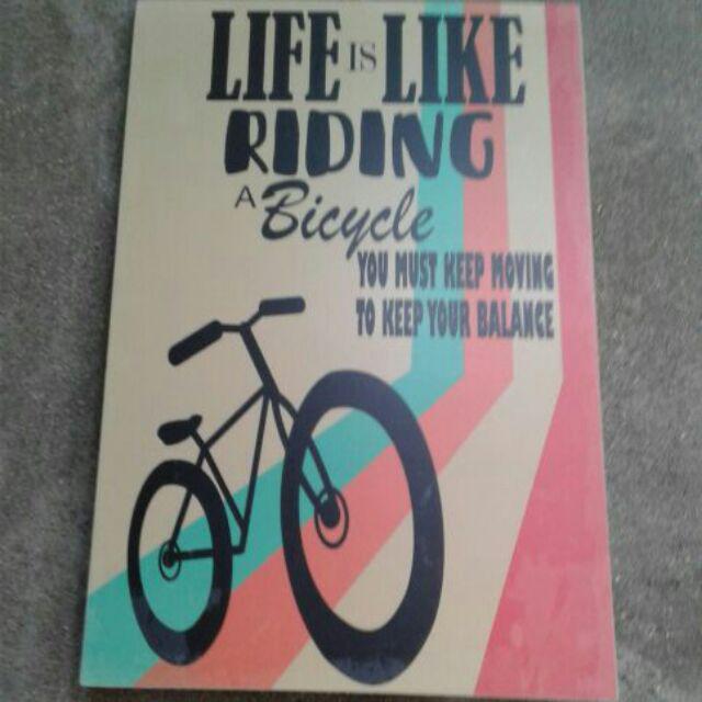 Wooden Projects Walldecor Poster Pajangan Dinding Shabbychic - Rbl