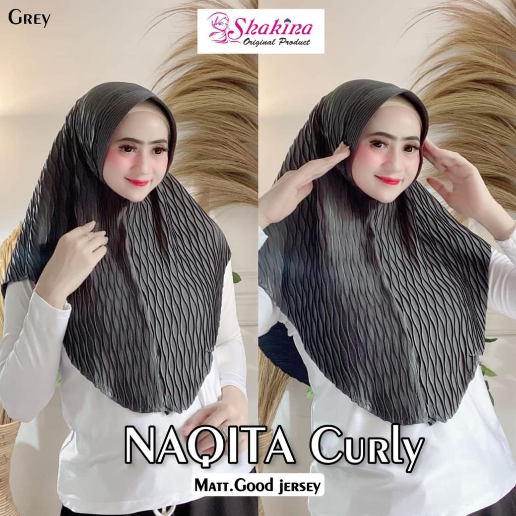 Jilbab Instan Bergo Naqita Curly Plisket Ori Shakina Hijab-1