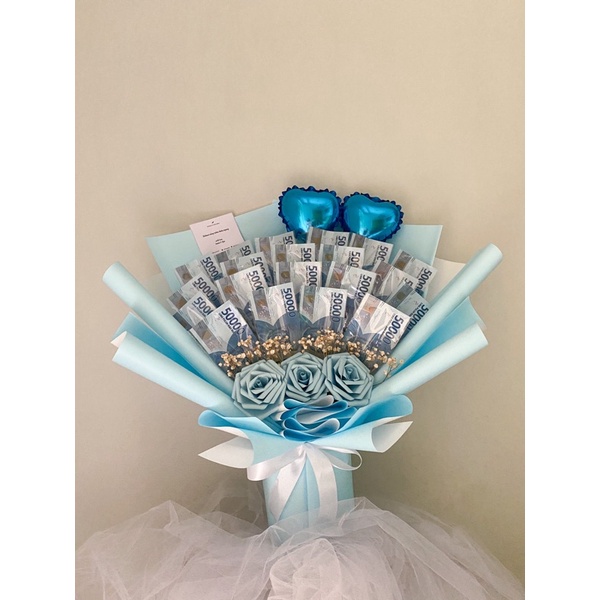 Money Bouquet / Buket Uang Asli [Pecahan 50K]