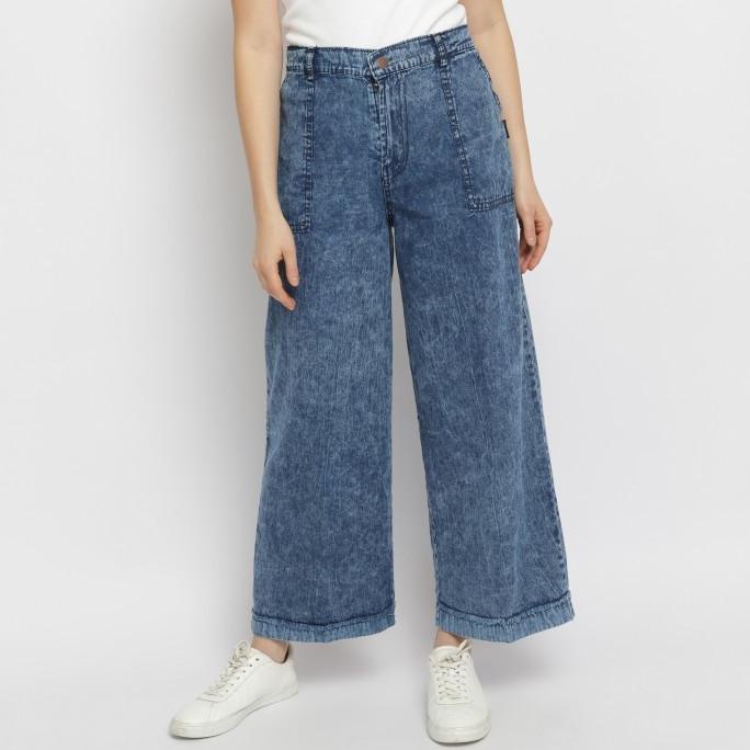 Nzinga SDR KULOT JEANS TM celana panjang jeans denim wanita