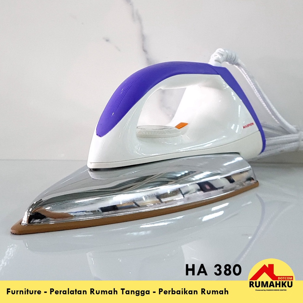 SETRIKA MASPION - SETRIKA PAKAIAN - GOSOKAN BAJU MASPION - HA 380 CERAMIC - MASPION