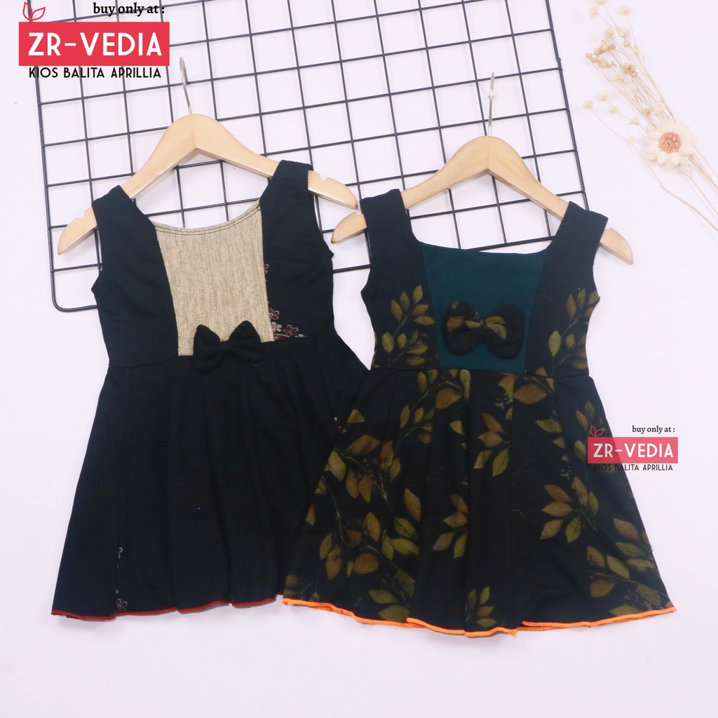 (BATIK) Dress Clairine Bayi - 3 Tahun / Baju Fashion Pesta Baju Adem Harian Formal Anak Perempuan