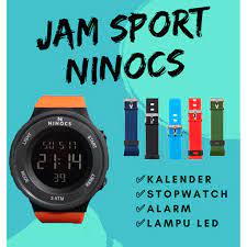 Original JAM TANGAN SPORT DIGITAL NINOCS ORIGINAL 100% DAPAT 2 TALI.KEREN BANGET=====>COBAIN